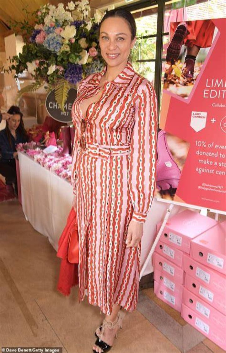 Stepping out: Lilly Becker cut a chic figure as she attended a charity event on Tuesday - as a court heard her estranged husband Boris hid millions of pounds worth of assets after going bankrupt